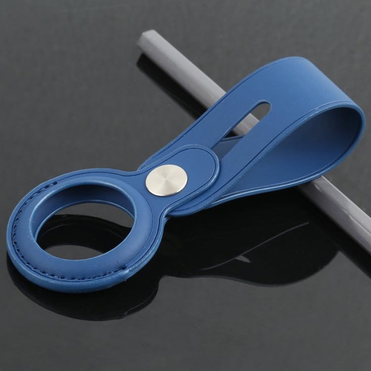 Anti-scratch Polyurethane Case Cover with Hang Loop for AirTag 2nd Gen / AirTag 1st Gen