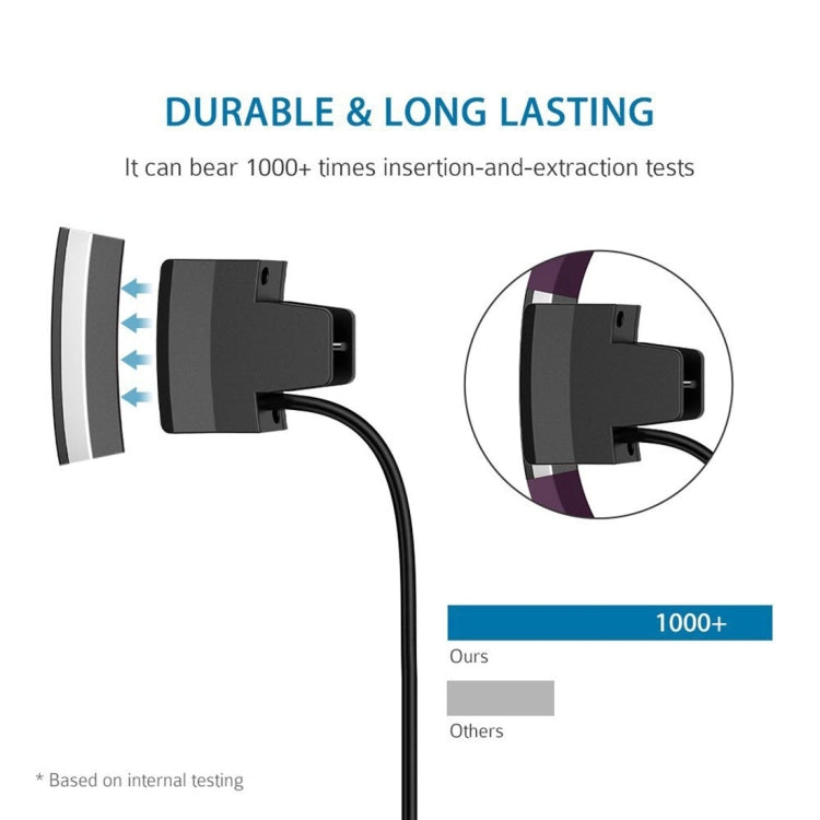 For Fitbit Alta Watch USB Charger Clip Cable, Length: 30cm