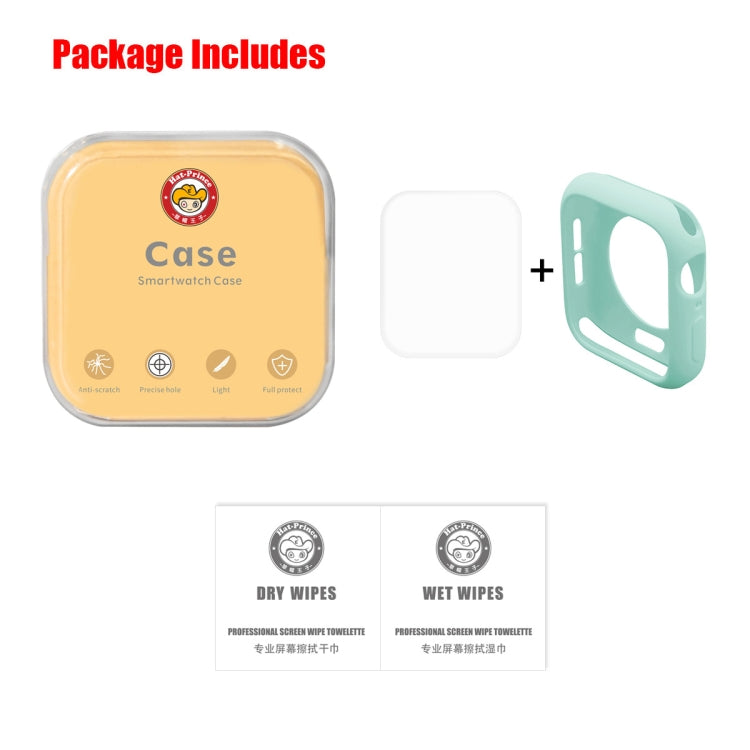 ENKAY Hat-Prince 2 in 1 TPU Semi-clad Protective Shell + 3D Full Screen PET Curved Heat Bending HD Screen Protector for Apple Watch Series 6 / 5 / 4 / SE3 / 2 / 1 40mm, 40mm