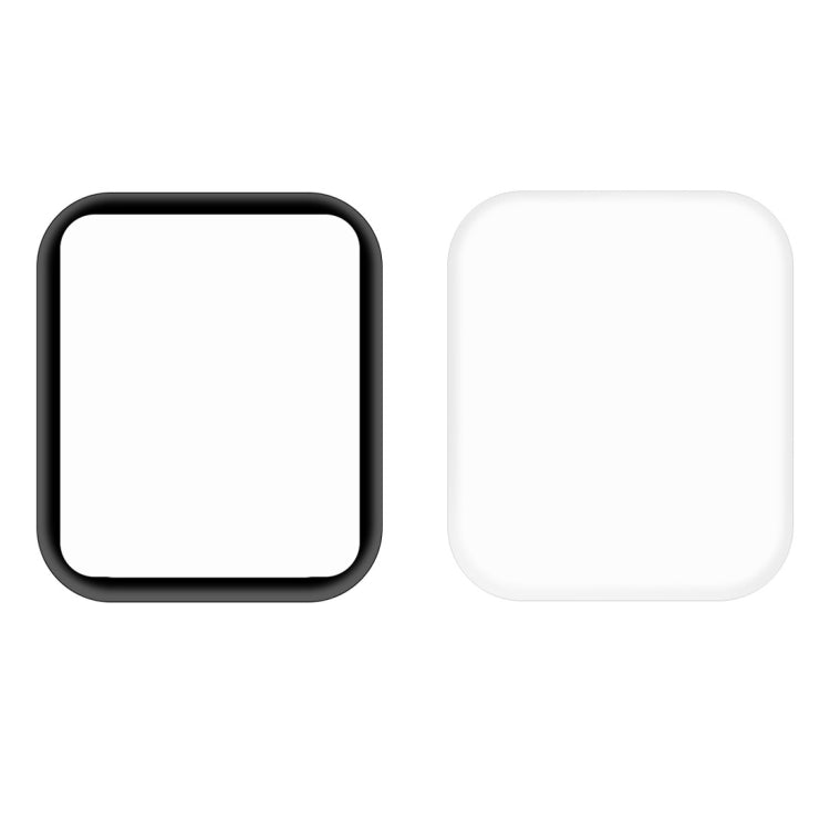 2 PCS ENKAY Hat-Prince 3D Full Screen PET + 3D Full Screen Electroplating  PET Curved Heat Bending HD Screen Protector For Apple Watch Series 6 / 5 / 4 / Watch SE 40mm