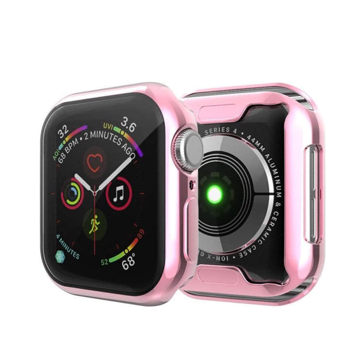 Full Coverage Plating TPU Case For Apple Watch Series 6 / 5 / 4 / Watch SE 44mm, For Apple Watch Series 6 / 5 / 4 / Watch SE 44mm