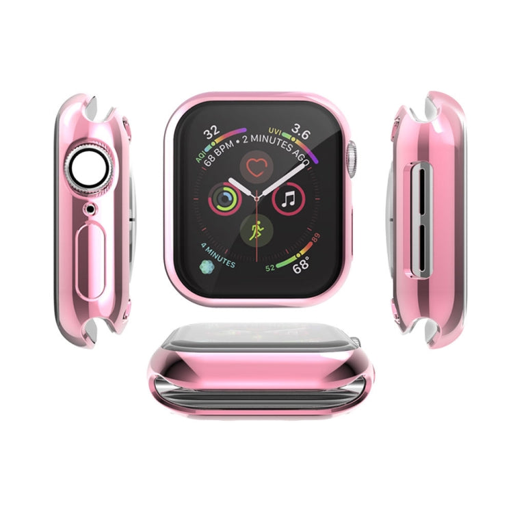 Full Coverage Plating TPU Case For Apple Watch Series 6 / 5 / 4 / Watch SE 44mm, For Apple Watch Series 6 / 5 / 4 / Watch SE 44mm