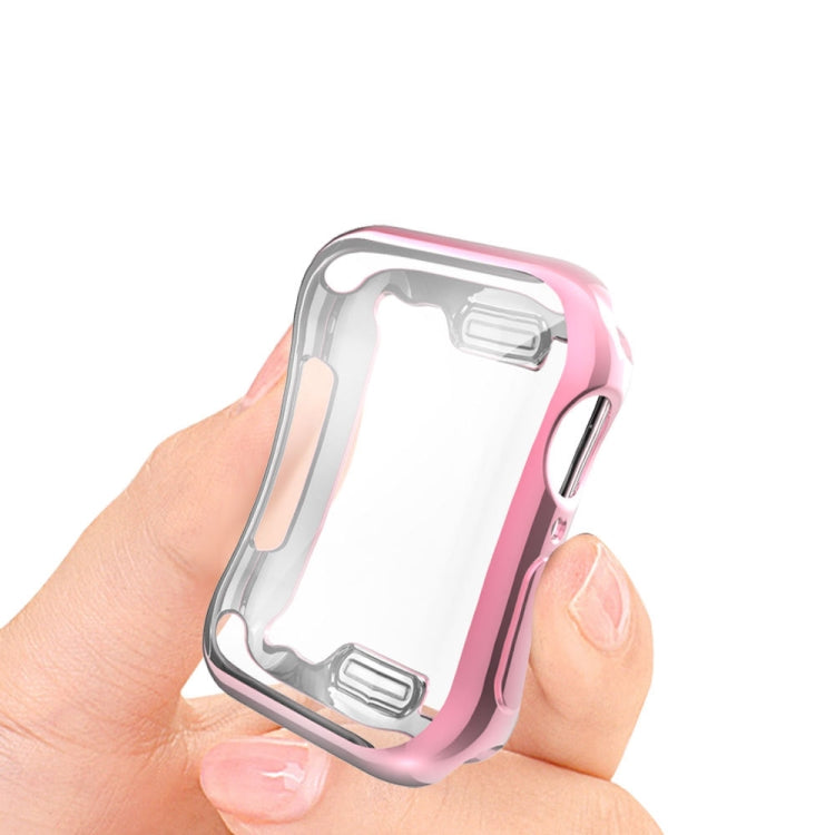 Full Coverage Plating TPU Case For Apple Watch Series 6 / 5 / 4 / Watch SE 44mm, For Apple Watch Series 6 / 5 / 4 / Watch SE 44mm