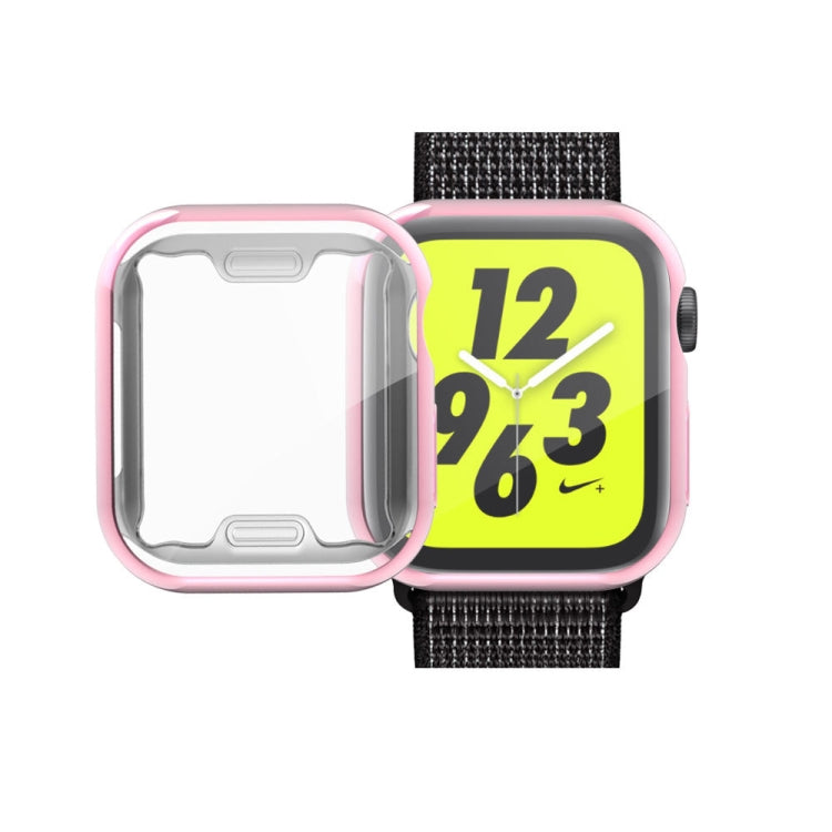 Full Coverage Plating TPU Case For Apple Watch Series 6 / 5 / 4 / Watch SE 44mm