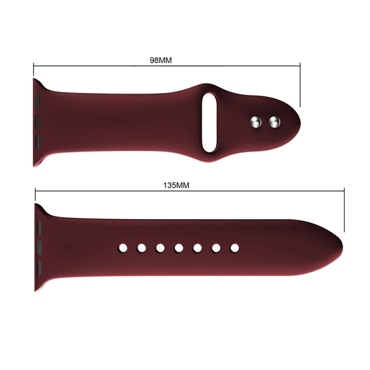 Double Rivets Silicone Watch Band for Apple Watch Series 3 & 2 & 1 38mm, Apple Watch 38mm