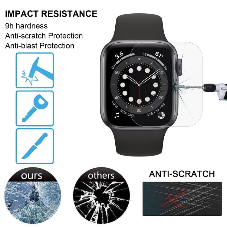 9H 2.5D Tempered Glass Film For Apple Watch Series 6 / 5 / 4 / Watch SE 40mm, For Apple Watch Series 6 / 5 / 4 / Watch SE 40mm