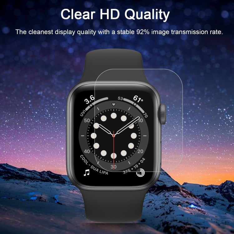 Film en verre trempé 9H 2,5D pour Apple Watch Series 5/4 44 mm, pour Series 4 44 mm (1 pièce)