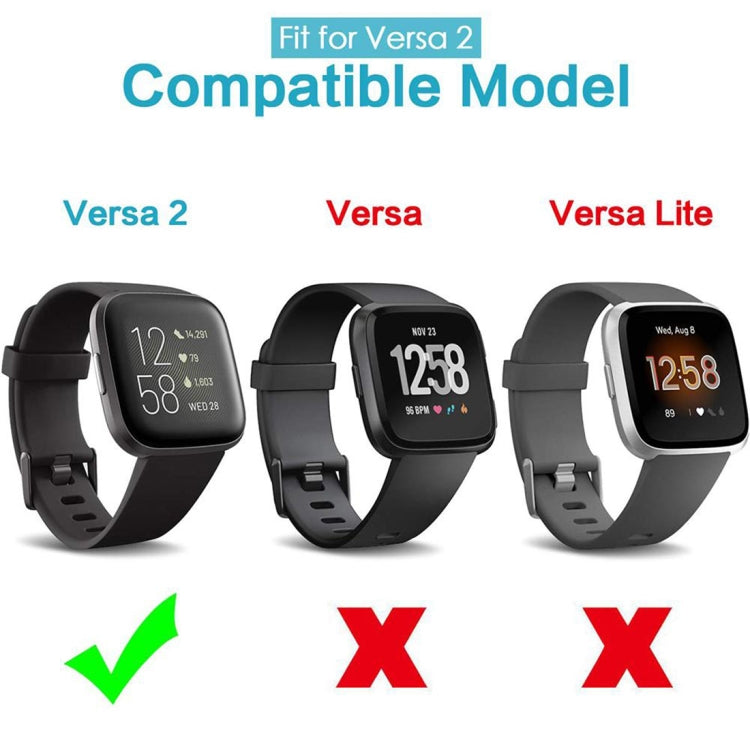 For Fitbit Versa 2 Charger Charging Dock Base Stand Holder with 1m Charging Cable