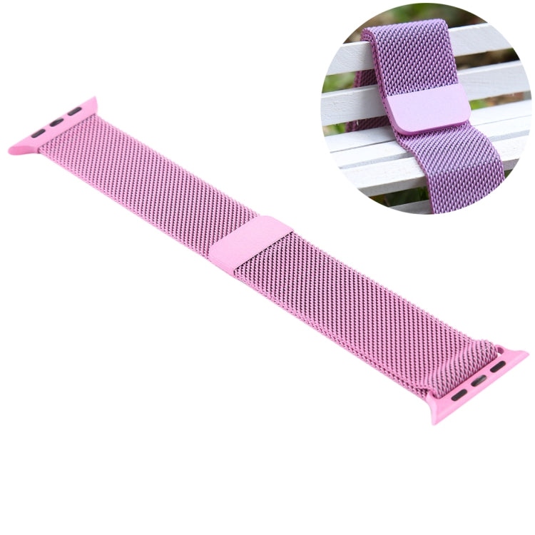 For Apple Watch Series 7 41mm / 6 & SE & 5 & 4 40mm / 3 & 2 & 1 38mm Color-changing Magnetic Nylon Watch Band, 40mm