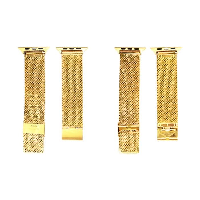 304 Stainless Steel Milanese Watch Band with Connector For Apple Watch Series 10 42mm / 9&8&7 41mm / SE 3&SE 2&6&SE&5&4 40mm / 3&2&1 38mm, For Apple Watch Series 7  41mm / & 6 & SE & 5 & 4 40mm