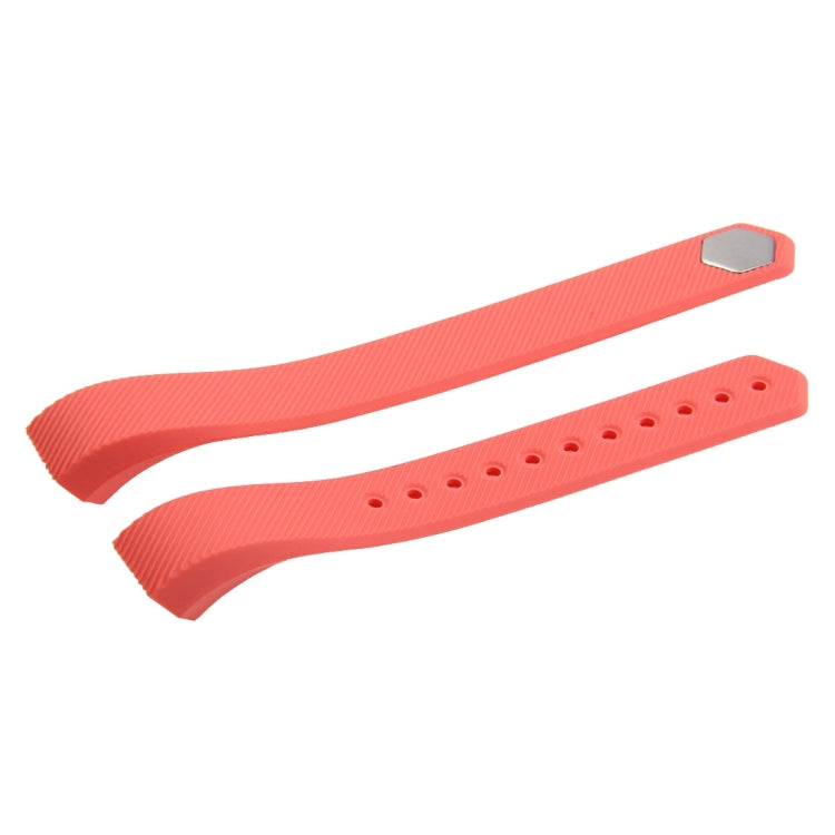 Bracelet de montre en silicone à texture oblique pour Fitbit Alta, grande taille, longueur : environ 22 cm