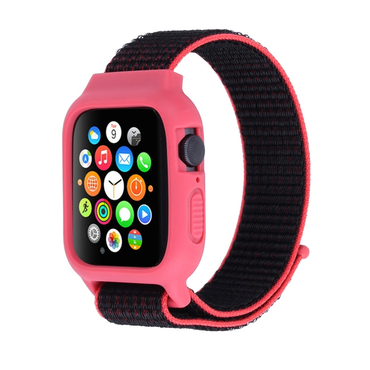 For Apple Watch Ultra 49mm&Watch Ultra 2 49mm / Series 10 46mm / 9&8&7 45mm / SE 3&SE 2&6&SE&5&4 44mm / 3&2&1 42mm Nylon Watch Band with Hook and Loop Fastener, For Apple Watch Series 7 45mm / 6 & SE & 5 & 4 44mm / 3 & 2 & 1 42mm�����������������������...