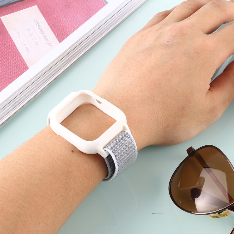 For Apple Watch Ultra 49mm&Watch Ultra 2 49mm / Series 10 46mm / 9&8&7 45mm / SE 3&SE 2&6&SE&5&4 44mm / 3&2&1 42mm Nylon Watch Band with Hook and Loop Fastener, For Apple Watch Ultra 49mm / Series 8&7 45mm / SE 2&6&SE&5&4 44mm / 3&2&1 42mm             ...