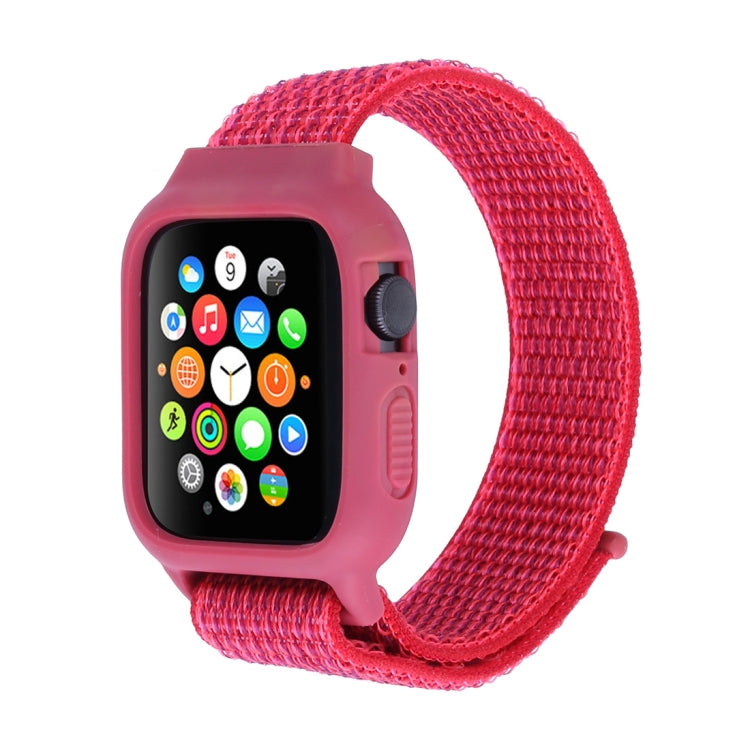 For Apple Watch Ultra 49mm&Watch Ultra 2 49mm / Series 10 46mm / 9&8&7 45mm / SE 3&SE 2&6&SE&5&4 44mm / 3&2&1 42mm Nylon Watch Band with Hook and Loop Fastener, For Apple Watch Series 7 45mm / 6 & SE & 5 & 4 44mm / 3 & 2 & 1 42mm�����������������������...