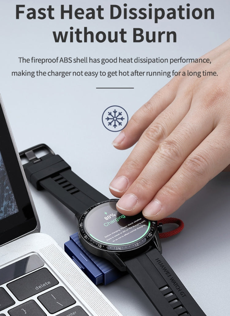 ROCK W26 Portable Magnetic Wireless Charger for Huawei Watch GT / GT2 / Honor Magic Type-C Interface