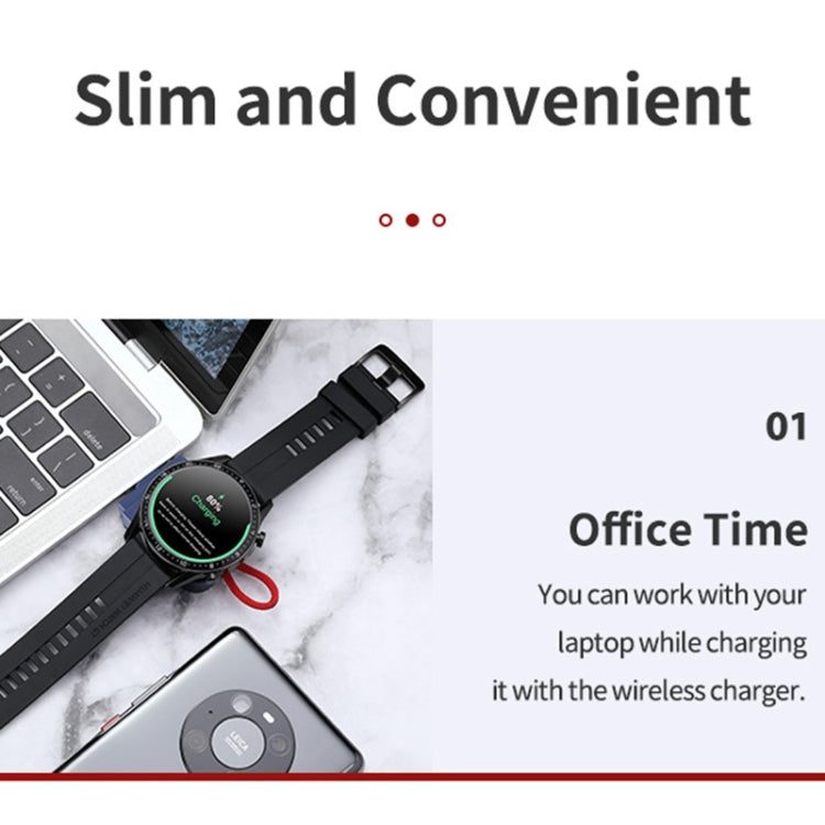 ROCK W26 Portable Magnetic Wireless Charger for Huawei Watch GT / GT2 / Honor Magic Type-C Interface