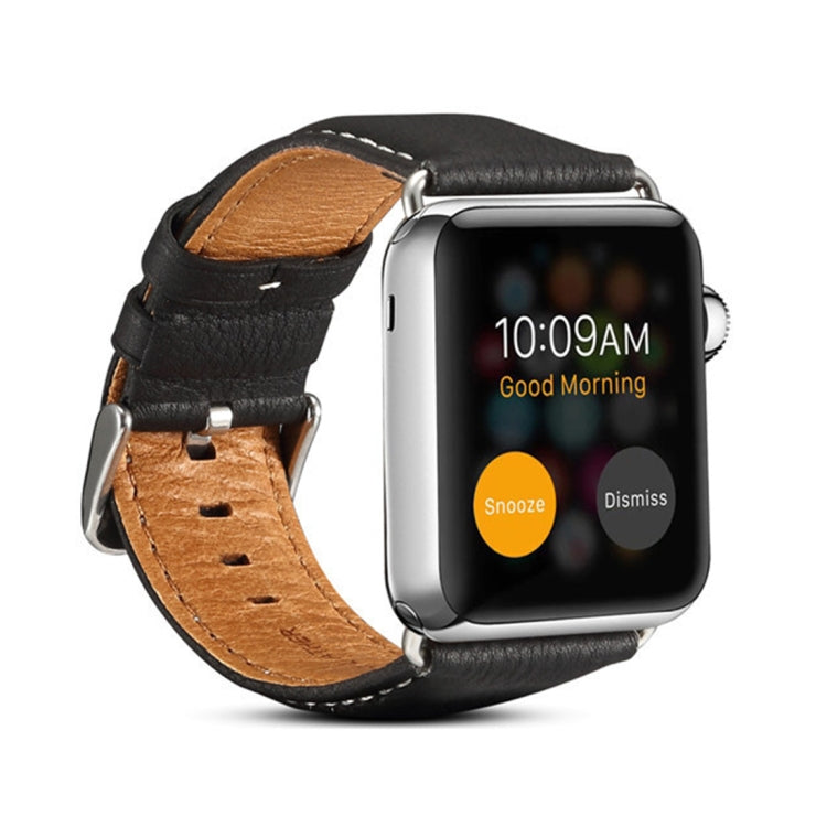 Denior Environmental Luxury Car Watch Leather Watch Band for Apple Watch Series 10 42mm / 9&8&7 41mm / SE 3&SE 2&6&SE&5&4 40mm / 3&2&1 38mm