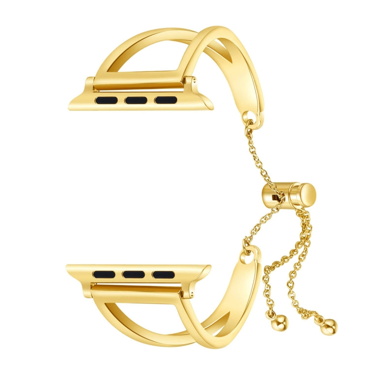 Letter V Shape Bracelet Metal Wrist Watch Band with Stainless Steel Buckle for Apple Watch Ultra 49mm&Watch Ultra 2 49mm / Series 10 46mm / 9&8&7 45mm / SE 3&SE 2&6&SE&5&4 44mm / 3&2&1 42mm, 7 45mm / 6&SE&5&4 44mm / 3&2&1 42mm