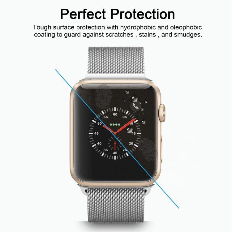 2 PCS ENKAY Hat-Prince for Apple Watch 38 mm 0.2mm 9H Surface Hardness 2.15D Explosion-proof Tempered Glass Screen Film, For Apple Watch 38 mm