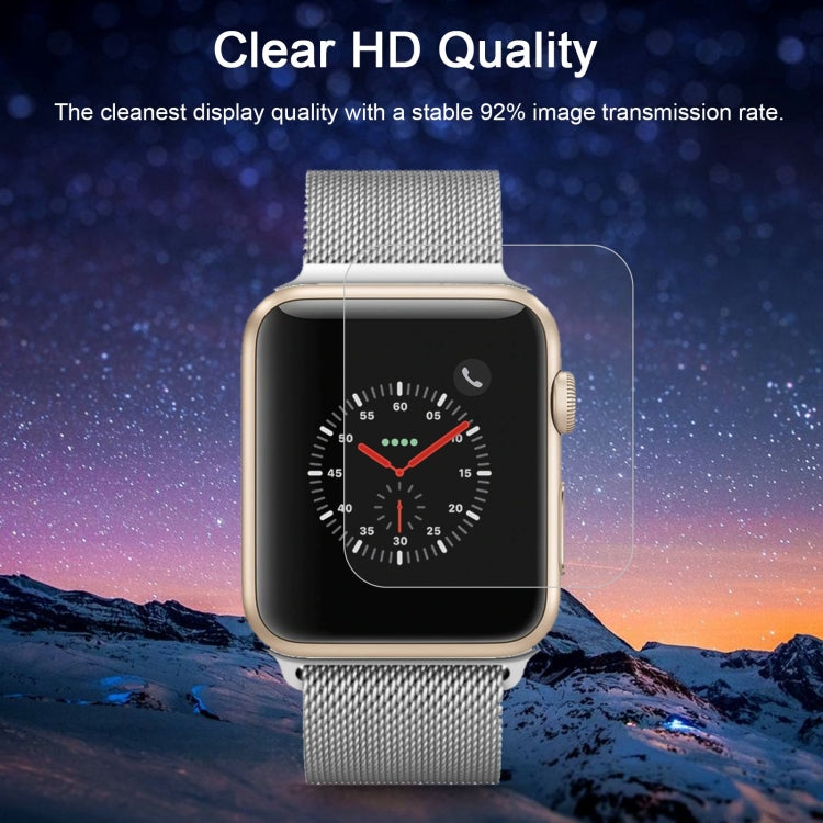 2 PCS ENKAY Hat-Prince for Apple Watch 38 mm 0.2mm 9H Surface Hardness 2.15D Explosion-proof Tempered Glass Screen Film, For Apple Watch 38 mm