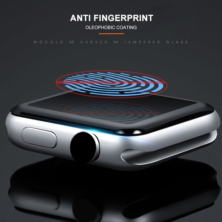 mocolo 0.33mm 9H 3D Round Edge Tempered Glass Film for Apple Watch Series 5 / 4 40mm