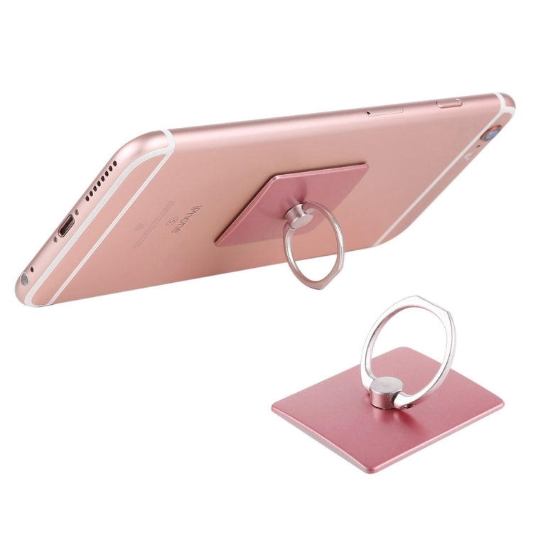 Ring Buckle Multifunction Cell Phone Holder, Pink, White, Tyrant gold