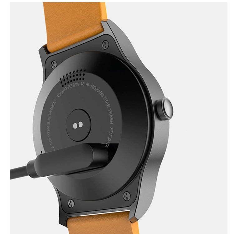 SMA-Round 1.28 inch Color Touch Screen Bluetooth Smart Watch, Waterproof, Support Voice Control / Heart Rate Monitor / Sleep Monitor / Bluetooth Camera, Compatible with Android and iOS System, SMA-Round/Silver Leather Strap, SMA-Round/Silver Steel Stra...