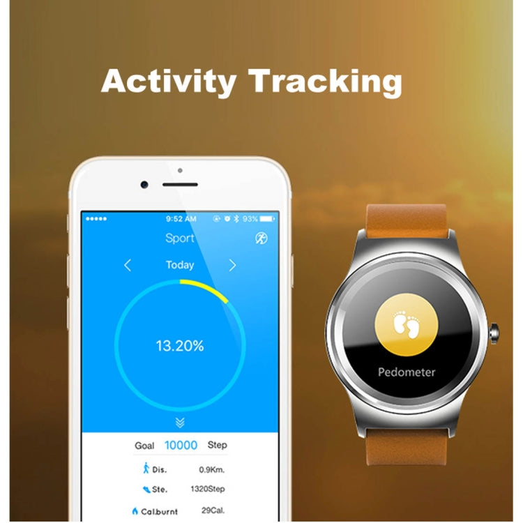 SMA-Round 1.28 inch Color Touch Screen Bluetooth Smart Watch, Waterproof, Support Voice Control / Heart Rate Monitor / Sleep Monitor / Bluetooth Camera, Compatible with Android and iOS System, SMA-Round/Silver Steel Strap, SMA-Round/Black Steel Strap  ...