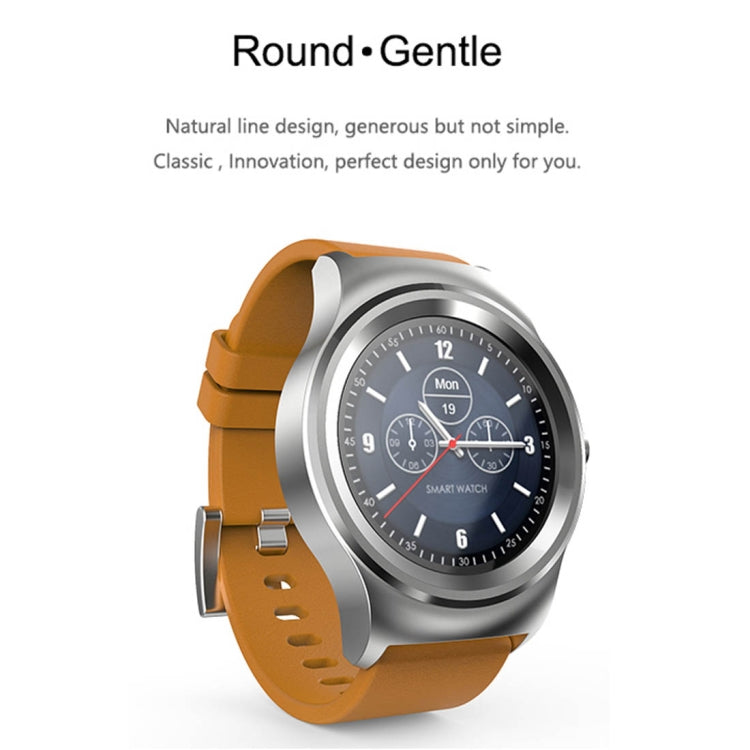 SMA-Round 1.28 inch Color Touch Screen Bluetooth Smart Watch, Waterproof, Support Voice Control / Heart Rate Monitor / Sleep Monitor / Bluetooth Camera, Compatible with Android and iOS System, SMA-Round/Silver Steel Strap, SMA-Round/Black Steel Strap  ...