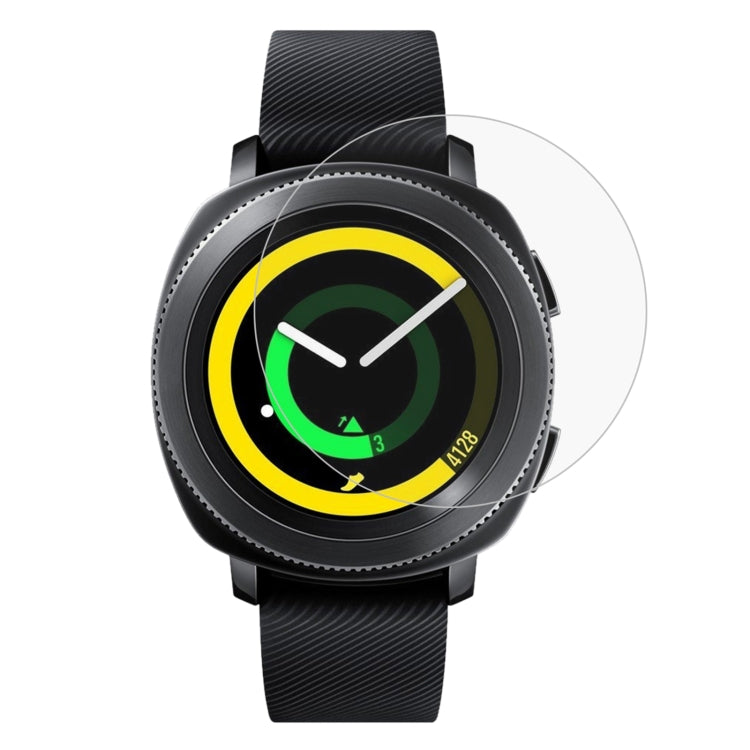 Lot de 2 films protecteurs d'écran ENKAY Hat-Prince pour montre connectée Samsung Gear Sport, 0,2 mm, dureté 9H, 2,15D, antidéflagrants, en verre trempé, pour Samsung Gear Sport
