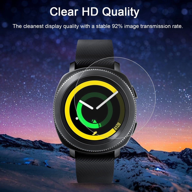 Lot de 2 films protecteurs d'écran ENKAY Hat-Prince pour montre connectée Samsung Gear Sport, 0,2 mm, dureté 9H, 2,15D, antidéflagrants, en verre trempé, pour Samsung Gear Sport