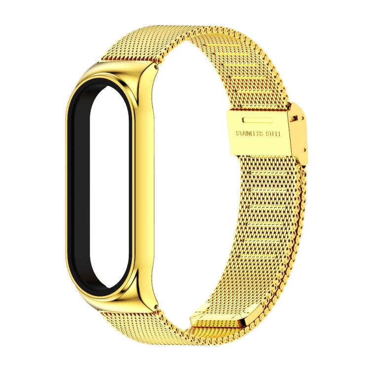 Mijobs Milan CS Screwless Buckle Metal Watch Band Case for Xiaomi Mi Band 3 & 4 & 5 & 6, Host not Included