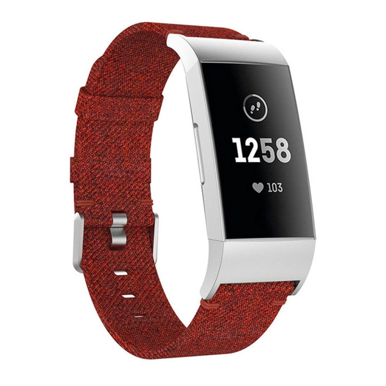 Woven Vanvas Nylon Watch Band for Fitbit Charge 3
