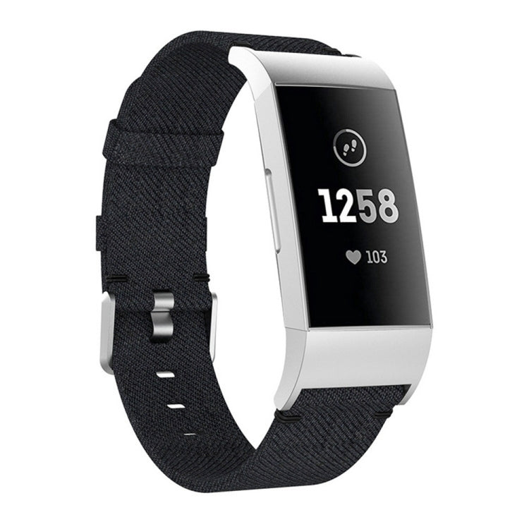 Bracelet de montre en nylon tissé Vanvas pour Fitbit Charge 3