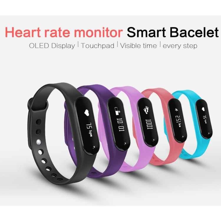CHIGU C6 0.69 inch OLED Display Bluetooth Smart Bracelet, Support Heart Rate Monitor / Pedometer / Calls Remind / Sleep Monitor / Sedentary Reminder / Alarm / Anti-lost, Compatible with Android and iOS Phones, CHIGU C6 Blue, CHIGU C6 Baby Purple�������...