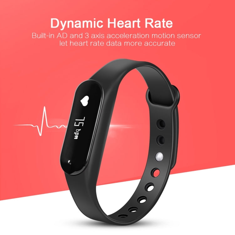 CHIGU C6 0.69 inch OLED Display Bluetooth Smart Bracelet, Support Heart Rate Monitor / Pedometer / Calls Remind / Sleep Monitor / Sedentary Reminder / Alarm / Anti-lost, Compatible with Android and iOS Phones, CHIGU C6 Blue, CHIGU C6 Baby Purple�������...