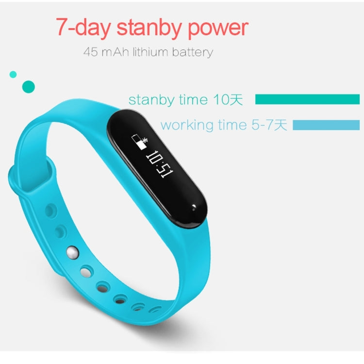 CHIGU C6 0.69 inch OLED Display Bluetooth Smart Bracelet, Support Heart Rate Monitor / Pedometer / Calls Remind / Sleep Monitor / Sedentary Reminder / Alarm / Anti-lost, Compatible with Android and iOS Phones, CHIGU C6 Blue, CHIGU C6 Baby Purple�������...