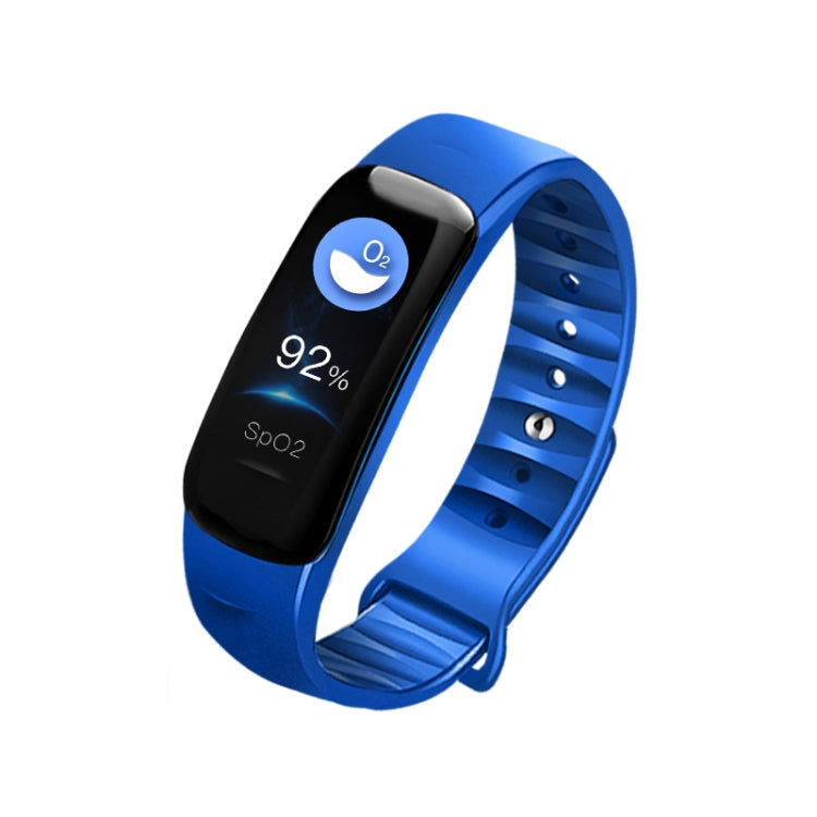 DOMIN0 C1S 0.96 inches IPS Color Screen Smart Bracelet IP67 Waterproof, Support Call Reminder /Heart Rate Monitoring /Blood Pressure Monitoring /Sleep Monitoring /Sedentary Reminder / Remote Control