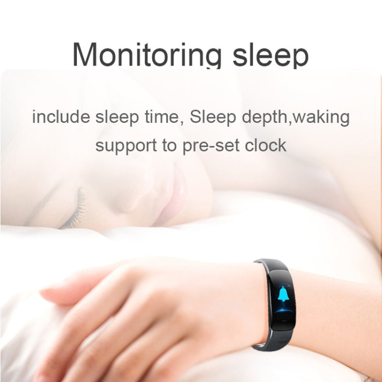 DOMIN0 C1S 0.96 inches IPS Color Screen Smart Bracelet IP67 Waterproof, Support Call Reminder /Heart Rate Monitoring /Blood Pressure Monitoring /Sleep Monitoring /Sedentary Reminder / Remote Control