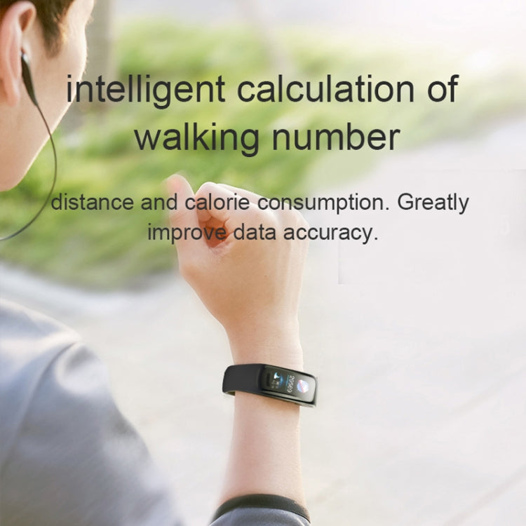 DOMIN0 C1S 0.96 inches IPS Color Screen Smart Bracelet IP67 Waterproof, Support Call Reminder /Heart Rate Monitoring /Blood Pressure Monitoring /Sleep Monitoring /Sedentary Reminder / Remote Control