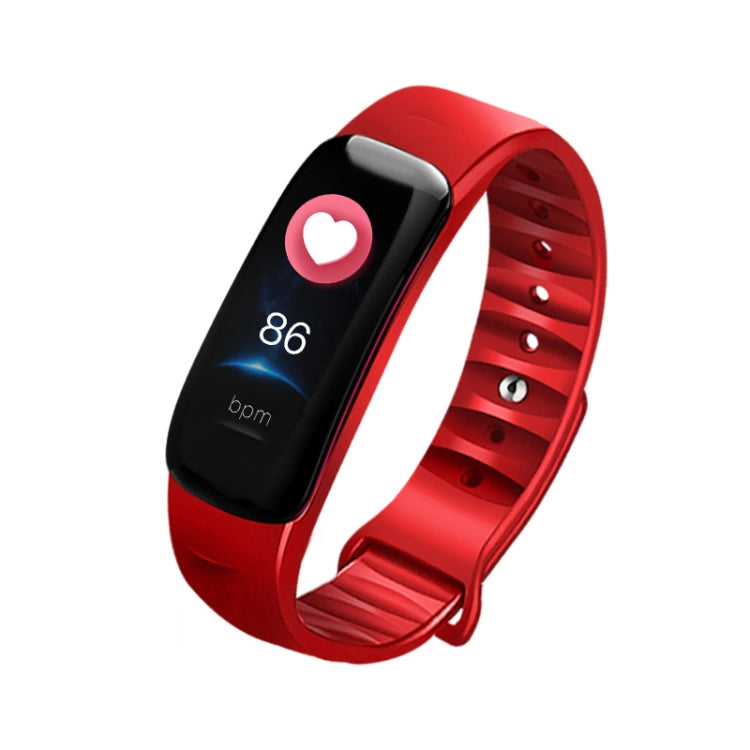 DOMIN0 C1S 0.96 inches IPS Color Screen Smart Bracelet IP67 Waterproof, Support Call Reminder /Heart Rate Monitoring /Blood Pressure Monitoring /Sleep Monitoring /Sedentary Reminder / Remote Control