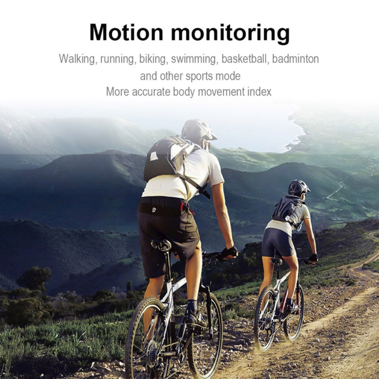 Bracelet connecté CK17S avec écran IPS de 0,96 pouce, étanchéité IP67, rappel d'appel, surveillance de la fréquence cardiaque, de la pression artérielle et du sommeil