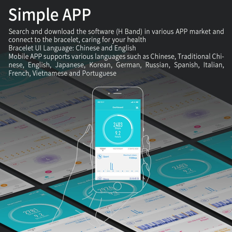 X9 1.14 inches TFT Screen Smart Bracelet IP67 Waterproof, Support Step Counting / Call Reminder / Heart Rate Monitoring / Blood Pressure Monitoring / Sleep Monitoring