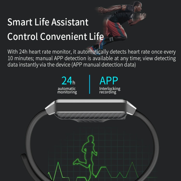 X9 1.14 inches TFT Screen Smart Bracelet IP67 Waterproof, Support Step Counting / Call Reminder / Heart Rate Monitoring / Blood Pressure Monitoring / Sleep Monitoring