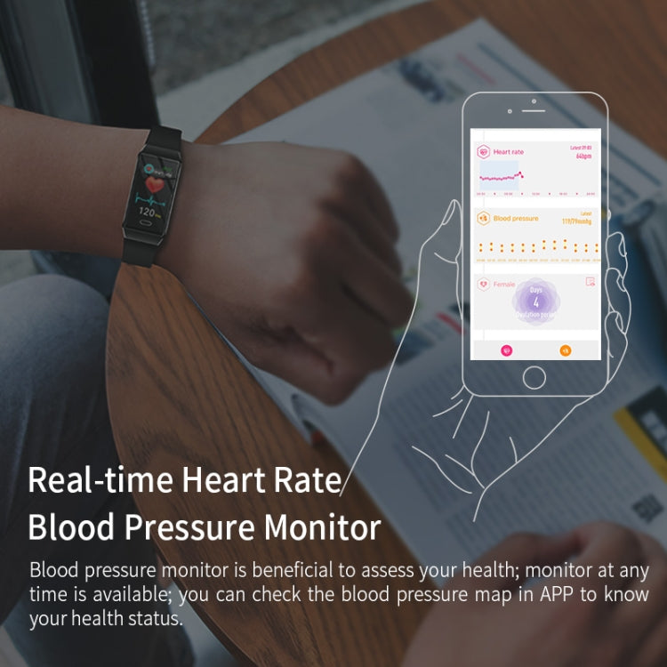 X9 1.14 inches TFT Screen Smart Bracelet IP67 Waterproof, Support Step Counting / Call Reminder / Heart Rate Monitoring / Blood Pressure Monitoring / Sleep Monitoring