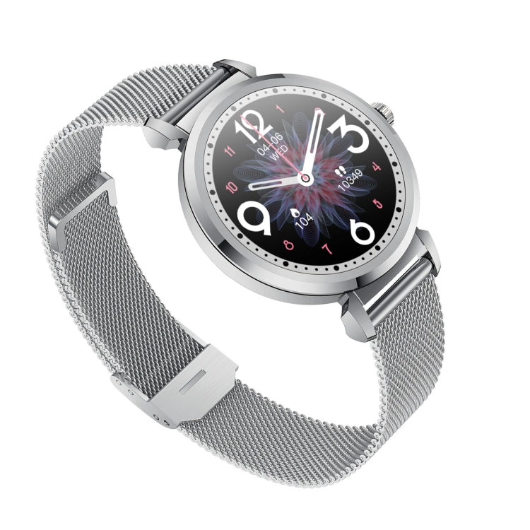 KC06 Women Menstrual Period Smart Watch Bracelet, Blood Pressure / Heart Rate Monitoring, Steel Strap