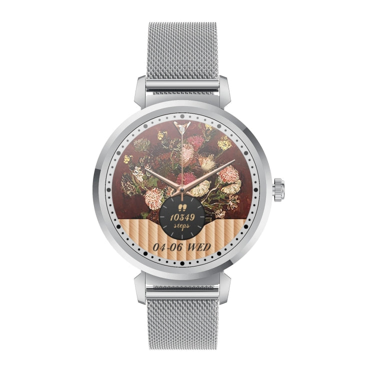 KC06 Women Menstrual Period Smart Watch Bracelet, Blood Pressure / Heart Rate Monitoring, Steel Strap