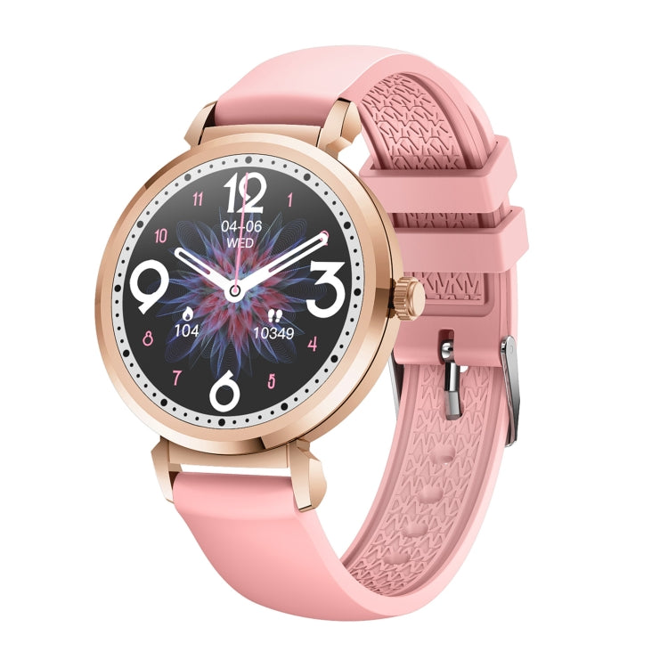 Montre connectée KC06 pour femmes, moniteur de règles, tension artérielle et fréquence cardiaque, bracelet en silicone