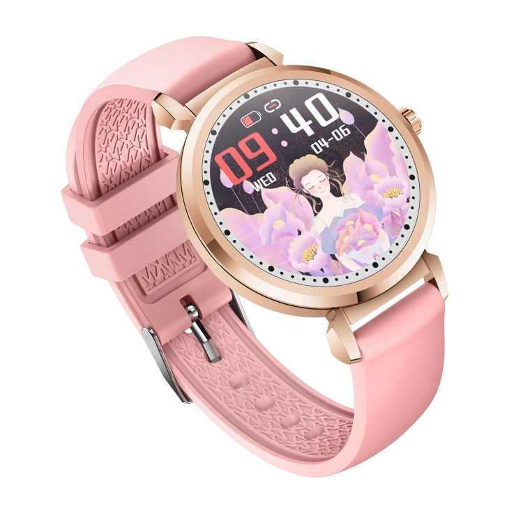 Montre connectée KC06 pour femmes, moniteur de règles, tension artérielle et fréquence cardiaque, bracelet en silicone