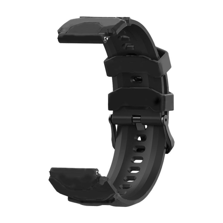 For KOSPET TANK M1 Pro (CA0832B) Silicone Watch Band, Watch Band Camouflage, Watch Band Black